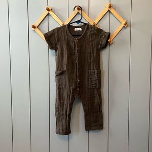 Jamie Kay romper olive green 6-12 months